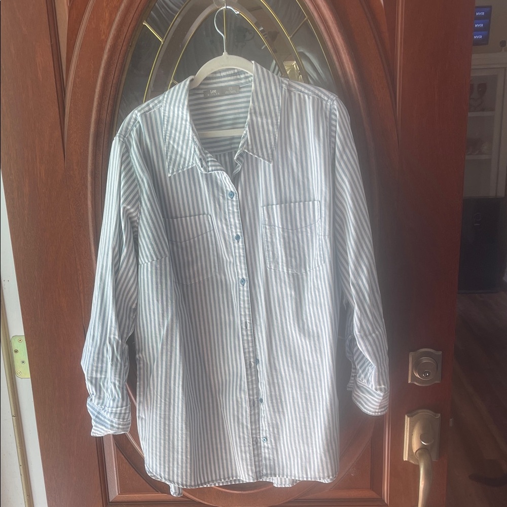 Lee RidersStriped Shirt - Blue and White